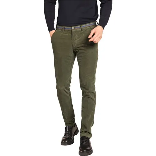 Samt Winter Chino Hose Slim Fit , Herren, Größe: S - Mason's - Modalova