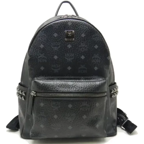 Pre-owned Leather backpacks , female, Sizes: ONE SIZE - MCM Pre-owned - Modalova