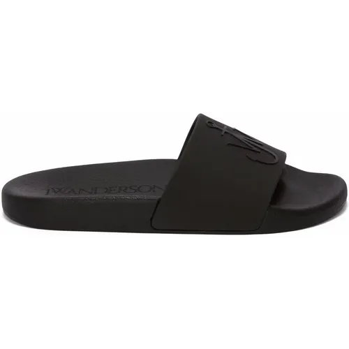 Anchor Logo Slides Sandals , male, Sizes: 8 UK - JW Anderson - Modalova