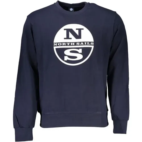 Sweatshirt mit Logo-Print , Herren, Größe: L - North Sails - Modalova