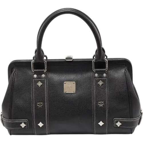 Pre-owned Leather handbags , female, Sizes: ONE SIZE - MCM Pre-owned - Modalova