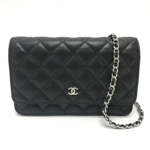 Pre-owned Leather chanel-bags , female, Sizes: ONE SIZE - Chanel Vintage - Modalova