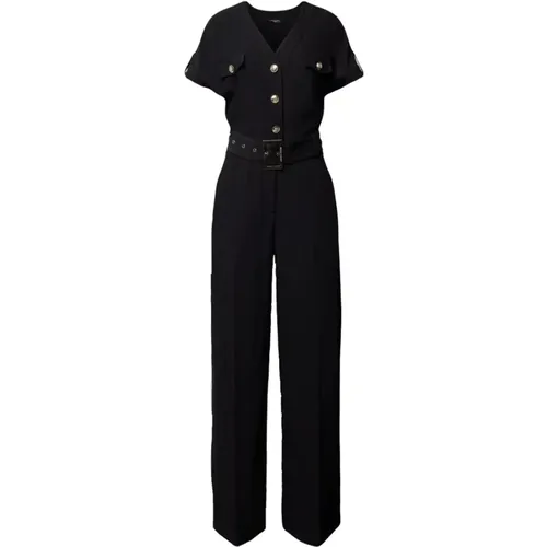 Jumpsuit with belt , female, Sizes: L, XL - Guess - Modalova