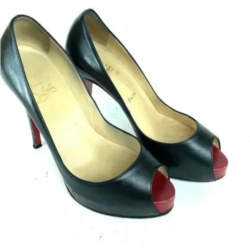 Pre-owned Leather heels , female, Sizes: 5 UK - Christian Louboutin Pre-owned - Modalova