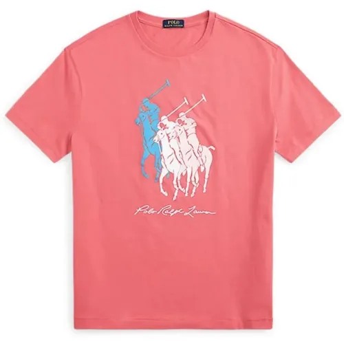 Stylisches T-Shirt für Männer , Herren, Größe: L - Ralph Lauren - Modalova