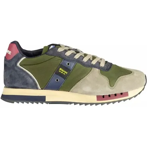 Sneakers with Contrast Details , male, Sizes: 10 UK, 7 UK - Blauer - Modalova