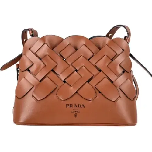 Pre-owned Leather crossbody-bags , female, Sizes: ONE SIZE - Prada Vintage - Modalova