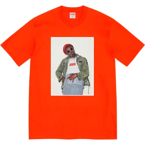 Limitierte Auflage André 3000 Tee Tomato , Herren, Größe: 2XL - Supreme - Modalova