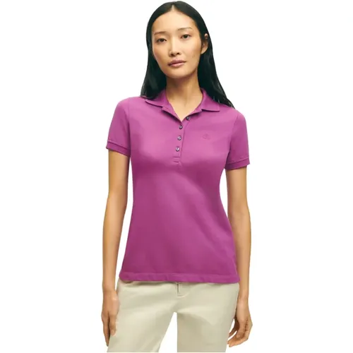 Poloshirt , Damen, Größe: M - Brooks Brothers - Modalova