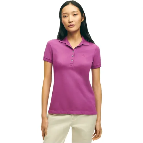 Poloshirt , Damen, Größe: S - Brooks Brothers - Modalova