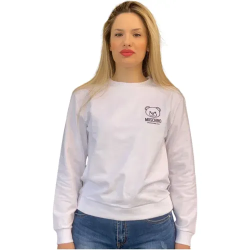 Stylischer Sweatshirt für Trendigen Look , Damen, Größe: XS - Moschino - Modalova
