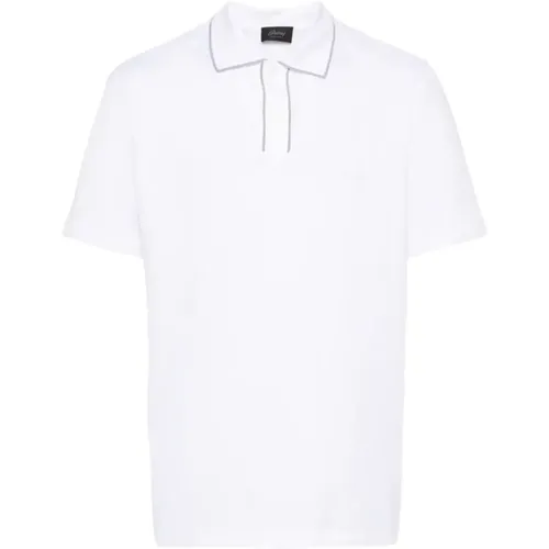 Cotton Polo Shirt , male, Sizes: L - Brioni - Modalova