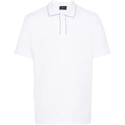 Cotton Polo Shirt , male, Sizes: L, 3XL, 2XL, XL, M - Brioni - Modalova