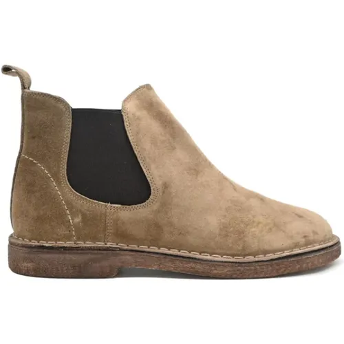 Suede Boots Sand Style , male, Sizes: 9 UK, 8 UK, 11 UK - CafèNoir - Modalova