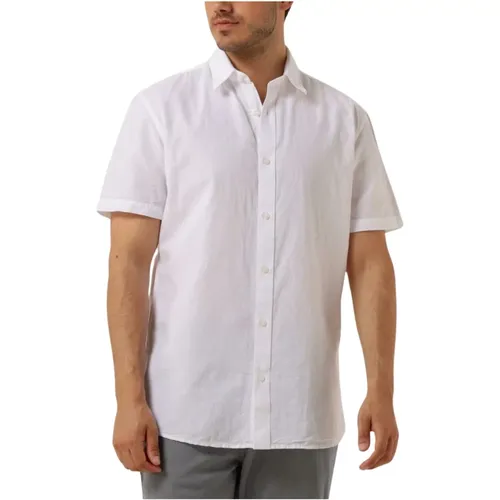 Klassisches Leinenhemd für Herren , Herren, Größe: XL - Selected Homme - Modalova