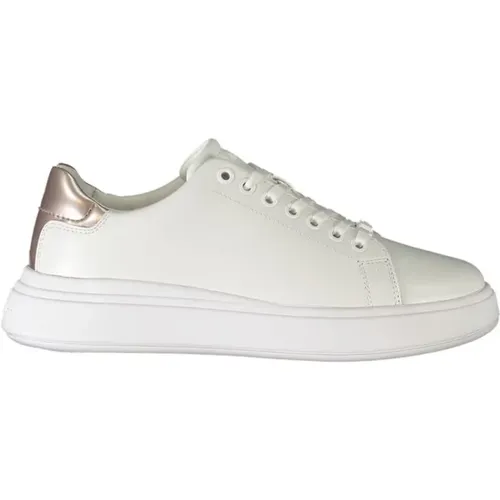 Stylish Polyester Sneaker , female, Sizes: 7 UK, 8 UK, 6 UK, 3 UK, 4 UK, 5 UK - Calvin Klein - Modalova