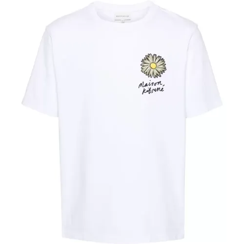 T-Shirts , Herren, Größe: XL - Maison Kitsuné - Modalova