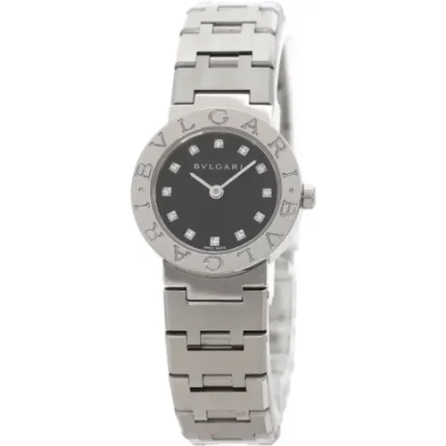 Pre-owned Stainless Steel watches , female, Sizes: ONE SIZE - Bvlgari Vintage - Modalova