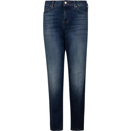 Dunkelblaue Waschung Damen Jeans , Damen, Größe: W25 - Don The Fuller - Modalova