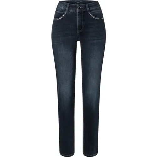 Stilvolle Bequeme Straight Fit Skinny Jeans , Damen, Größe: XL L32 - MAC - Modalova