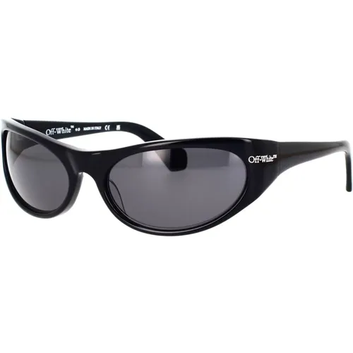 Unisex Napoli Sonnenbrille mit zeitgemäßem Design , unisex, Größe: 61 MM - Off White - Modalova