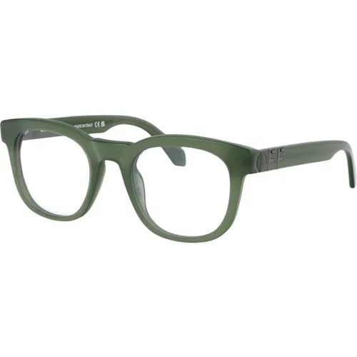 Stylish Optical Style 71 Glasses , unisex, Sizes: 50 MM - Off White - Modalova