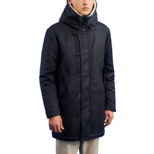 Long Parka Kasa TV Ecofur , male, Sizes: 2XL, L, XL, M - Peuterey - Modalova