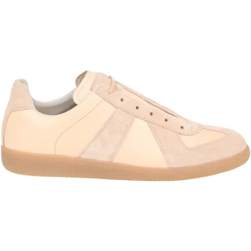 Suede Fabric Sneakers Aw24 , male, Sizes: 6 UK, 8 UK, 7 1/2 UK, 11 UK, 6 1/2 UK, 10 UK, 7 UK, 8 1/2 UK, 9 1/2 UK, 9 UK - Maison Margiela - Modalova