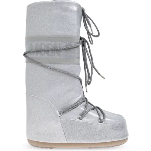 Schneestiefel Icon Glitter , Damen, Größe: 42 EU - moon boot - Modalova