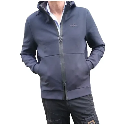 Adjustable Hooded Jacket , male, Sizes: L, 2XL - aeronautica militare - Modalova