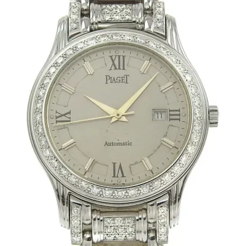 Pre-owned White Gold watches , male, Sizes: ONE SIZE - Piaget Pre-owned - Modalova