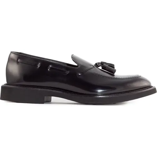 Leather Loafers with Tassels , male, Sizes: 9 1/2 UK, 9 UK - Doucal's - Modalova