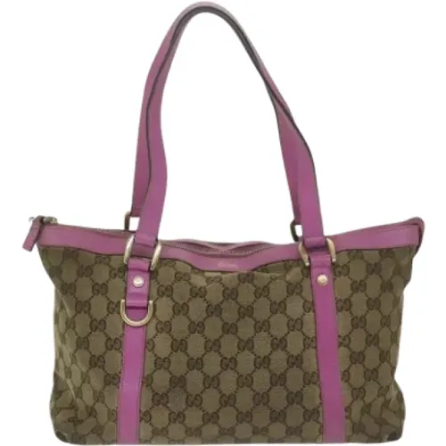 Pre-owned Canvas gucci-bags , female, Sizes: ONE SIZE - Gucci Vintage - Modalova