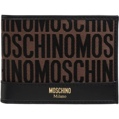 Logo Multicolour Wallet , male, Sizes: ONE SIZE - Moschino - Modalova