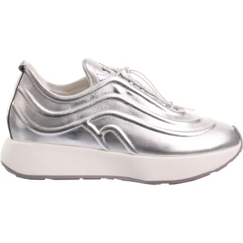 Silberne Sneakers für Frauen , Damen, Größe: 39 EU - Högl - Modalova