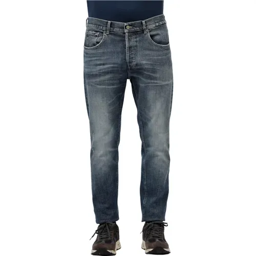 Dunkle Denim-Karottenjeans , Herren, Größe: W35 - Dondup - Modalova