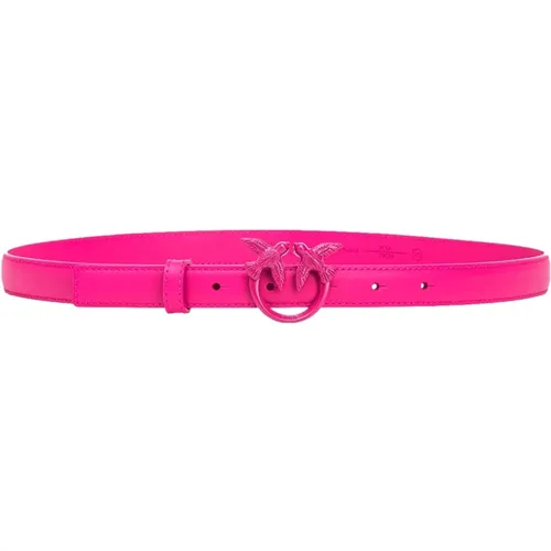 Love Berry Color Block Leather Belt , female, Sizes: S, XS - pinko - Modalova