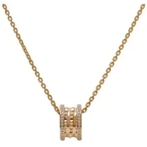 Pre-owned Rose Gold necklaces , female, Sizes: ONE SIZE - Bvlgari Vintage - Modalova