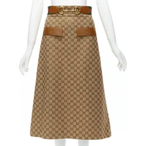 Pre-owned Fabric bottoms , female, Sizes: 2XS - Gucci Vintage - Modalova