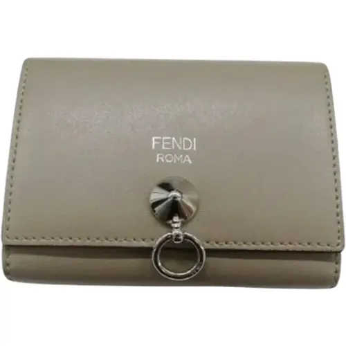 Pre-owned Canvas wallets , female, Sizes: ONE SIZE - Fendi Vintage - Modalova