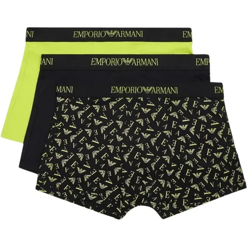 Er Pack Gestrickte Shorts Trunks , Herren, Größe: M - Emporio Armani - Modalova