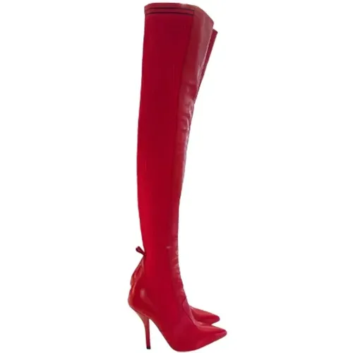 Pre-owned Leather boots , female, Sizes: 5 1/2 UK - Fendi Vintage - Modalova