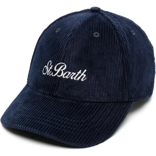 Corduroy Baseball Hats , male, Sizes: ONE SIZE - MC2 Saint Barth - Modalova