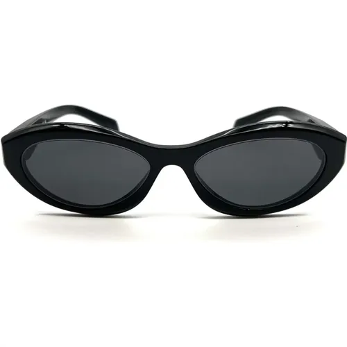 Schwarze Sonnenbrille Damen Accessoires Aw23 , Damen, Größe: 55 MM - Prada - Modalova