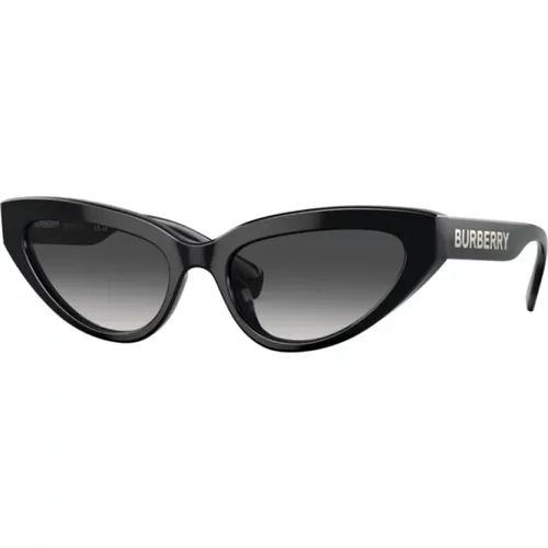 Stilvolle Sonnenbrille in Schwarzverlauf , Damen, Größe: 54 MM - Burberry - Modalova