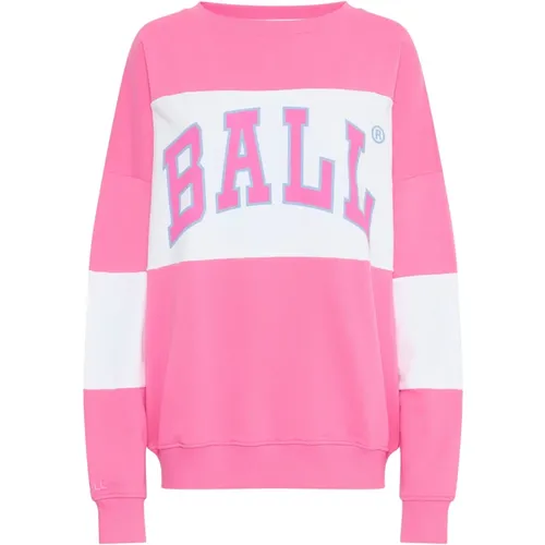 Bubblegum Print Sweatshirt , Damen, Größe: 2XL - Ball - Modalova