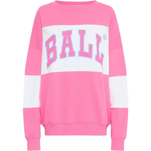 Bubblegum Print Sweatshirt , female, Sizes: XS - Ball - Modalova