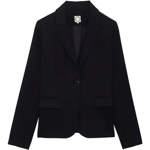 Nicoletta dunkelblaue Jacke , Damen, Größe: 2XS - Ines De La Fressange Paris - Modalova