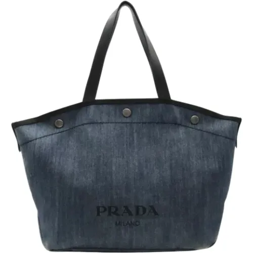 Pre-owned Denim prada-bags , female, Sizes: ONE SIZE - Prada Vintage - Modalova