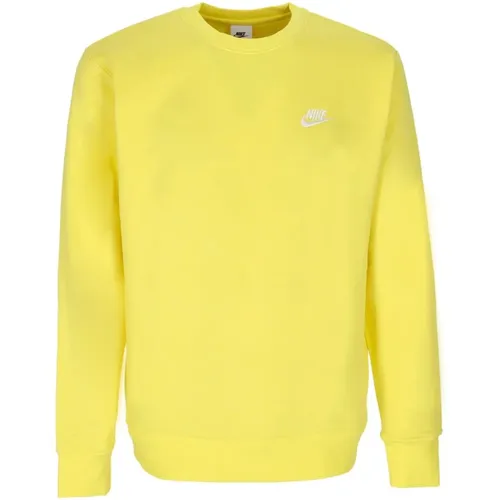 Gelb Strike/Weiß Crew Sweatshirt - Nike - Modalova